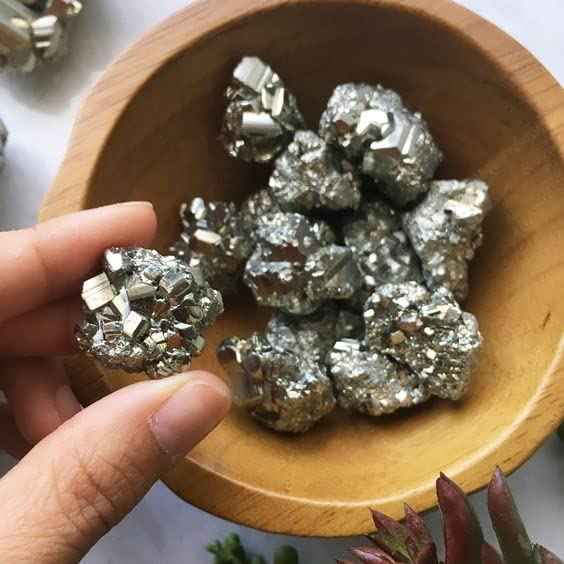 Peru Pyrite Crystal Cluster - Original High Energy Iron Pyrite Stone for Willpower and Wealth Attraction (210 Grams Approx.) Default Title